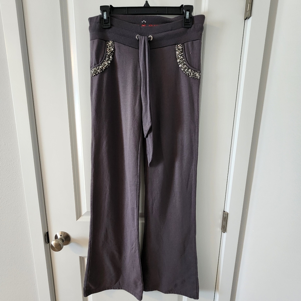 Twisted hearts y2k flare leg pants